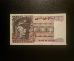 Burma 10 Kyat 1973 Çil