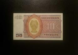 Burma 10 Kyat 1973 Çil
