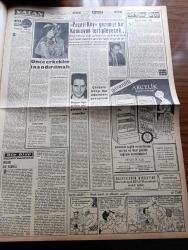 Vatan Gazetesi - 3 Eylül 1960 - Ahmet Emin Yalman Köşe Yazısı - Milli Birlik Komitesi Sabıkların Yassıada'da Duruşmasının Ekimin İlk Haftasında Başlayacağını Açıkladı - Duruşmalara 800 Kişi Alınacak - 3 Avukat Adnan Menderes'in Müdafaasını Reddetti - Düşüklerin Çektiği Parayı Açıklıyoruz - İsmet İnönü İle 10 Saat Fotoğraflı - İnkılap Mahkemeleri Hazırlığı Tamamlandı - Sarıyer Gümüşderede Peçe İçin Komisyon Kuruldu - Anayasa Komisyonu Başkanı Profesör Doktor Sıddık Sami Onar Milli Birlik Komitesinden Hesap Soramayız Dedi - Kaçaklar Kemal Bekir'in Romanı Yazı Dizisi - Taş Devri Çizen Mıstık - Fakir Baykurt Uygarlığa Giden Yol Yorucu Ve Uzundur - Kır Çiçeği Marion Yazan Jean Martet Yazı Dizisi - Tonton Agah Çizgi Roman Sade Yalçın - Stiv Roper Çizen Saundes ve Overgard - Dünyada Tiyatroya En Çok Giden Millet Finlandiya - 1960 Roma Olimpiyatları - Dün Altı Olimpiyat Rekoru Yenilendi - Beşiktaş'ta Hakkı Yeten'in İstifası İstendi