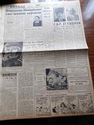 Vatan Gazetesi - 9 Eylül 1960 - Ahmet Emin Yalman Köşe Yazısı - Yüksek Adalet Divanı 30 Eylül'de Açıklanacak - Yeniden 5 Bin Öğretmen Kadrosuna İhtiyaç Var - Vatan Cephesi İçin Tahkikata Başlandı - 500 Gecekondu Yıktırılacak - Eski Eşi Arif Hanoğlu İçin O Hayatımın Bir Kabusu İdi Diyor - Üniversiteye 3305 Öğrenci Kabul Edilecek - Kaçaklar Kemal Bekir'in Romanı Yazı Dizisi - Taşra Ehliyetli Şoförler İstanbul'da Çalışamayacak - Taş Devri Çizen Mıstık - Ziraat Orman Toprak Ve İskan Hizmetleri Ayrılmalı Mı Birleşmeli Mi - Kennedy Amerika'nın Siyasetini Tenkit Etti - Kongo'da Şiddetli Çarpışmalar Oluyor - Kır Çiçeği Marion Yazan Jean Martet Yazı Dizisi - Çehov'un Martısı İngiltere'de Oynanıyor - Tonton Agah Çizgi Roman Sade Yalçın - Stiv Roper Çizen Saundes ve Overgard - Uğur Başaran Münir Özkul'la Çalışacak - Marilyn Monroe - Roma Olimpiyatları İki Gün Sonra Nihayete Eriyor - Beşiktaş Pazar Günü Viyana'ya Gidiyor - Dünya Genç Takımlar Güreş Şampiyonası - Macar Antrenör İgnace Molnar