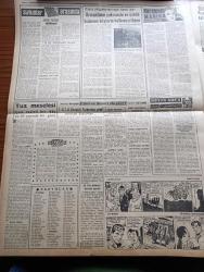 Vatan Gazetesi - 9 Eylül 1960 - Ahmet Emin Yalman Köşe Yazısı - Yüksek Adalet Divanı 30 Eylül'de Açıklanacak - Yeniden 5 Bin Öğretmen Kadrosuna İhtiyaç Var - Vatan Cephesi İçin Tahkikata Başlandı - 500 Gecekondu Yıktırılacak - Eski Eşi Arif Hanoğlu İçin O Hayatımın Bir Kabusu İdi Diyor - Üniversiteye 3305 Öğrenci Kabul Edilecek - Kaçaklar Kemal Bekir'in Romanı Yazı Dizisi - Taşra Ehliyetli Şoförler İstanbul'da Çalışamayacak - Taş Devri Çizen Mıstık - Ziraat Orman Toprak Ve İskan Hizmetleri Ayrılmalı Mı Birleşmeli Mi - Kennedy Amerika'nın Siyasetini Tenkit Etti - Kongo'da Şiddetli Çarpışmalar Oluyor - Kır Çiçeği Marion Yazan Jean Martet Yazı Dizisi - Çehov'un Martısı İngiltere'de Oynanıyor - Tonton Agah Çizgi Roman Sade Yalçın - Stiv Roper Çizen Saundes ve Overgard - Uğur Başaran Münir Özkul'la Çalışacak - Marilyn Monroe - Roma Olimpiyatları İki Gün Sonra Nihayete Eriyor - Beşiktaş Pazar Günü Viyana'ya Gidiyor - Dünya Genç Takımlar Güreş Şampiyonası - Macar Antrenör İgnace Molnar