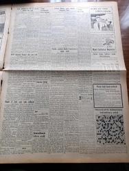 Vatan Gazetesi - 26 Nisan 1953 - Yeni Sovyet Siyasetinin Tahlili Yazan Ahmet Emin Yalman Köşe Yazısı - Pravda Gazetesi Başkan Eisenhower'e Cevap Verdi -  Çalışma Bakanı Hayrettin Erkmen Grev Her şeyi Halletmez Diyor - Kore'de Bugün 8 Türk Esiri İade Edilecek - Kıbrıs Hakkında Devam Eden Tahrikler - Kadınlar Birliği Kongresinde Gürültü - Lord Salisbury'nin 56 Yıl Evvelki Mühim Bir Sözü - Kadınlar Tekkesi Yazan Refik Halid Karay Yazı Dizisi - Güzel İstanbul'un Çirkin Binaları - İstanbul Belediye Sarayı Projesi Seçildi - Orta Doğu'ya Sokulan Uyuşturucu Maddeler - İstanbul Bankası Kuruldu - İtalya Macaristan Maçı 17 Mayıs'ta Yapılacak - Cemiyet Hayatı - Afrika Yollarından Mısır Yazan Tunç Yalman Yazı Dizisi - Arı Unları - Deutz Motörleri - Derman Ağrı Kesici - Squibb İlaclsri- Jawa Motosikletleri - Yunan Vima Gazetesine Göre Patrikhane Seçimlerine Müdahale Edilmiş - Hollywood Artistlerinden June Haber Manastırda - Milli Eğitim Bakanı Rıfkı Salim Burçak İstanbul'da - Savarona Takımı