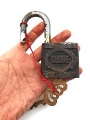 Antika Koleksiyonluk Anahtarlı Asma Kilit