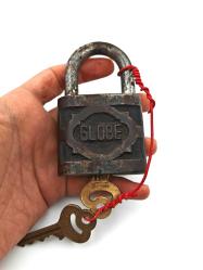 Antika Koleksiyonluk Anahtarlı Asma Kilit