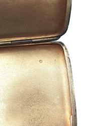 Antika Koleksiyonluk Yeşil Mineli Gümüş Tabaka