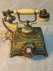 Antika - 12141-MUHTEŞEM GÜZELLİKDE ANTİKA PİRİNÇ TELEFON***FAAL DURUMDA OLUP KUSURSUZDUR*** - kitantik - kitaLog