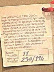 GÜMÜŞ(990 ayar)İSMAİL HAKKI ALTUNBEZER İN İZNİK ÇİNİLİ HAT ESERİ