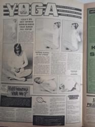 Pazar Ekstra Haftalık Aktüalite Sinema Tiyatro Müzik ve Magazin Dergisi - 4 Mayıs 1969 - Sayı:22 - Çin Falı - Ne Var Ne Yok - Kaderin Cilvesi - Araba Şemsiyesi - Düğün Hediyesi - Yarım Milyon Lira - Kuş Bakışı - James Bond - Moskova'da kolunu sallıya sallıya dolaşıyor - Tahmin oyunu - Yıldız olan prensesler - Myrta Barberini - Süreyya - İra Fürstenberg - Giovanna Pignatelli - Elsa Martinelli - Dawn Adams - Grace Kelly - Marisa Allasio - Sıvı Kristal - Aşksız Yaşayamam - Büyük Günah - Demir Karahan ile Nebahat Çehre münakaşa ettiler - Filiz Akın hastaneye kaldırıldı - Gülsüm Kamu, İstanbul'a geliyor - Figen Say'a büyü yapıyorlarmış - Gönül Yazar'ın annesine miras kaldı - Yoga - Bağdaş kurma ve diz çökme - Batıl inancının var mı? - Köpek Sevgisi - Alfred Hitchcock - Seks Modası Pulculuğa Sıçradı - Pazar Şaka fotoğraf ve haberi - Tam Takım Dergi