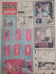 Pazar Ekstra Haftalık Aktüalite Sinema Tiyatro Müzik ve Magazin Dergisi - 8 Aralık 1968 - Sayı:2 - Esra Bereket - Çin Falı - Raquel Welch - Dünyanın en güzel kadını kocasından ayrılıyor - Paris Şehvet Afişleriyle  Doldu - Les Cevennes - La France - Özel Türkbaş - 3 Yıldız 3 Hikaye - Leyla Sayar - Sema Özcan - Semiramis Pekkan - Mücevherler Kraliçesi - Çılgın bir hayat yaşıyor - Ahmet Sokarno - Tazminat almak için gayri meşru çocuk doğurdu - On Bir Dolar - Alfred Hitchcock takdim eder - Aşık mısınız? - Frank Sinatra genç bir İtalyan yıldızına göz dikti - Ava Gardner - Nancy Barbato - Mia Farrow - Pazar Şak fotoğraf ve haberi - Tam Takım Dergi