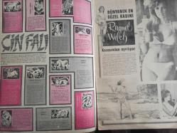 Pazar Ekstra Haftalık Aktüalite Sinema Tiyatro Müzik ve Magazin Dergisi - 8 Aralık 1968 - Sayı:2 - Esra Bereket - Çin Falı - Raquel Welch - Dünyanın en güzel kadını kocasından ayrılıyor - Paris Şehvet Afişleriyle  Doldu - Les Cevennes - La France - Özel Türkbaş - 3 Yıldız 3 Hikaye - Leyla Sayar - Sema Özcan - Semiramis Pekkan - Mücevherler Kraliçesi - Çılgın bir hayat yaşıyor - Ahmet Sokarno - Tazminat almak için gayri meşru çocuk doğurdu - On Bir Dolar - Alfred Hitchcock takdim eder - Aşık mısınız? - Frank Sinatra genç bir İtalyan yıldızına göz dikti - Ava Gardner - Nancy Barbato - Mia Farrow - Pazar Şak fotoğraf ve haberi - Tam Takım Dergi