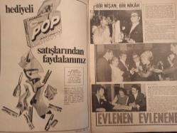 Pazar Haftalık Aktüalite Sinema Tiyatro Müzik ve Magazin Dergisi - 8 Kasım 1968 - Sayı:633 - Semiramis Pekkan - POP Sabun Reklamı - Bir nişan, bir nikah - Zühal Üstüntaş - Cenk Er - Zeki Müren - Gönül Yazar - Meltem Mete: ''Artık aklımı başıma topladım'' diyor - Semiramis Pekkan çifte oynuyor - Haldun Dormen - Tony Dallara - Anjelik olan Sevda Ferdağ bol bol bel büküp, gerdan kırdı - Tanju Korel - Ergün Köknar - Pervin Par - Selma Güneri dükkana döndü - Tunç Oral kırık ayakla sahnedeydi - Mahmut Dedehayır - Cildiniz ve kirpikleriniz - Bu haftaki falınız - Hanımların köşesi - Zeynep Berk - Türk Sinemasında Seks - 1919-1968 Türk Sineması Kadın Oyuncuları - Sema Özcan - Leyla Sayar - Hülya Koçyiğit - Süreyya Duru - Nebahat Çehre - Suzan Avcı - Filiz Akın fotoğraf ve haberi - Tam Takım Dergi