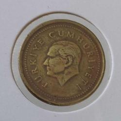 1998 BEŞ BİN 5000 LİRA MADENİ PİRİNÇ PARA ORİJİNAL ÇOK ÇOK TEMİZ M3RRR2