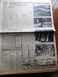 Vatan Gazetesi - 2 Nisan 1953 - Ahmet Emin Yalman Köşe Yazısı - Avrupa Birliği Genel Sekreteri Eski Belçika Başbakanı M. Spaak Ankara'da Bir Konferans Verdi - Rusya Kore Mütarekesi Teklifini Destekleyecek - Birleşmiş Milletler Genel Sekreteri Trygve Lie Yerine Dag Hammarskjoeld Oldu - 7 Kadını Öldürmekten Suçlu Londra Canavarının İlk Sorgusu Yapıldı - Amerikalı Gazeteciler Moskova'da - Milliyetçiler Derneği Davası Sanıklar Hakimi Reddettiler - Trafik Kanununun Müzakeresi Bitti - Eski Kraliçe Neriman Bir Basın Toplantısı Yaptı - İngiltere Dışişleri Bakanı Anthony Eden 7 Nisan'da Ankara'ya Gelecek - Dün İstanbul'da Yeniden İki Zelzele Daha Oldu - Mau Mau'ları Karşı Uçak Kullanılacak - Kadınlar Tekkesi Yazan Refik Halid Karay Yazı Dizisi - İstanbul Belediyesinden Beklediklerimiz Yazan Refik Noyan - Fotoğraflarla Haberler - Hoş Memo Karikatür - Stalin'den Sonra Peykler Ne Olacak Yazan George W. Herald - Örümcek Oyunu Sahneye Koyan Muhsin Ertuğrul - Kremlin'in Yeni Hükümdarı  Malenkov
