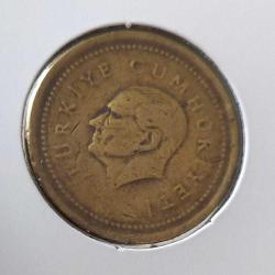 1998 BEŞ BİN 5000 LİRA MADENİ PİRİNÇ İNCE BASKI PARA ORİJİNAL ÇOK TEMİZ P3VVV2A