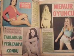 Pazar Haftalık Aktüalite Sinema Tiyatro Müzik ve Magazin Dergisi - 10 Mart 1972 - Sayı:807 - Fatma Girik - Meral Zeren - Fatma Girik sinemaya ara verdi - Sahneden ayrılamıyor - Şantöz Zeynep perdede şansını tekrar deniyor - Süleyman Turan - Feyzi Tuna - Ayhan Işık - Yeşilçam eski defterleri karıştırıyor - Quink Mürekkep Reklamı - Erol Taş - Yıldıray Çınar - Arzu Okay - Niyazi Er - Orhan Günşiray, Fikret Hakan aynı filmde buluştular - Hüseyin Zan - Bahar Erdeniz - Yavuz Selekman - Tursil Deterjan Reklamı - Bir çırpıda Hülya Koçyiğit - Ulvi Doğan - Erol Taş - Metin Erksan - Selim Soydan - Kamuran Ballı, Kanada'ya gitti - Nazmi Özer - Salih Güney'in ikinci evlilik denemesi - Salih Güney - İpek Eken - Seyhan Gümüş'ün soyundukça şansı açılıyor - Tarlakuşu Yeşilçam'a kondu - Memur Oyuncu - Beyza Başar - Peri Han, Yılmaz Güney'in filminde - Claudia Villa - Grace Kelly - Rose Mari Kanzler - Birtane Güngör - Meral Zeren - Oya Peri'ye Nazar Değdi - Hülya Tuğlu - Serdar Gökhan - Tam Takım Dergi