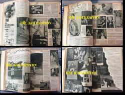 SES, HAFTALIK AKTÜALİTE SİNEMA, TİYATRO, MÜZİK ve GENÇLİK MECMUASI - 1967 YILINDAN CİLT İÇİNDE TOPLAM 23 SAYI - HEPSİ BİR CİLT İÇİNDE - HER SAYININ POSTERİ İÇİNDE. TÜM SAYILAR EKSİKSİZ ve ÇOK TEMİZ -  EKREM BORA, SÜLEYMAN TURAN, GÖKSEL ARSOY, AYHAN IŞIK, SADRİ ALIŞIK, REHA YURDAKUL, ALAIN DELON, MARLON BRANDO, TANJU GÜRSU, TÜRKAN ŞORAY, FİLİZ AKIN, HÜLYA KOÇYİĞİT, BELGÜN DORUK, NERİMAN KÖKSAL, MUZAFFER TEMA, SEMA ÖZCAN, AJDA PEKKAN, SEMA ÖZCAN, İZZET GÜNAY, FATMA GİRİK, LEYLA SAYAR, EROL TAŞ, ZEKİ MÜREN, ZEYNEP DEĞİRMENCİOĞLU, PARLA ŞENOL, GÜLRİZ SURURİ, AZİZE BERGİN, EROL DERNEK, KUTLU ERTUNA, LIZ SARIAN, BRIGITTE BARDOT, NİLÜFER KOÇYİĞİT, HÜSEYİN PEYDA, EDİZ HUN, CARY GRANT, SEVDA FERDAĞ, SALİH GÜNEY, NİLÜFER AYDAN, ALİ ŞEN, RAQUEL WELCH, MUHSİN ERTUĞRUL, ERHAN ABİR, ERHAN EMİRE, ERGÜVENÇ KEMAL, FİKRET HAKAN, NEVİN AYPAR, CÜNEYT GÖKÇER, MERAL GÜZENDOR, METİN SEREZLİ, MUHTEREM NUR, URSULA ANDRESS, SEVİM ÇAĞLAYAN, ERTOK UMRAN, ERTON ŞEHİME, SELMA GÜNERİ,