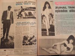 Pazar Haftalık Aktüalite Sinema Tiyatro Müzik ve Magazin Dergisi - 16 Nisan 1966 - Sayı:499 - Yeşilçam'da bir balerin - Bilge Tandoğaç - Fotoroman yıldızlığı yeni bir meslek oldu - Nalan Çöl - Meral Küçükerol - Erol Taş'a göre: ''Artık güzel yüz ve iyi kadın öpmek iş değil'' - Zuhal Tan aşkından oldu - Selda Alkor ve Tanju Gürsu nişanlanıyor - Sinema Haberleri - Hayri Caner - Hülya Koçyiğit - Bardaklar havalarda uçmazdı - Mine Soley - Burhan Abaydın - Tülay German - Mine Soley - Doctor Renaud Krem Reklamı - Hanımlar İçin - Zeynep Berk - Yıldızınız - Brigitte Overbye göğüsleriyle bir anda şöhrete ulaştı - Bu göğüslerin sigortası tam 1 milyon lira - Erol Taş fotoğraf ve haberi - Tam Takım Dergi