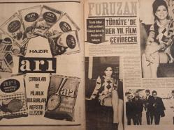 Pazar Haftalık Aktüalite Sinema Tiyatro Müzik ve Magazin Dergisi - 5 Aralık 1969 - Sayı:689 - Fatma Girik - Ülkü Özen - İran'lı dilber eski partöneri Cüneyt Arkın'la Antalya'da buluştu - Necmi Ongan - BEREC Pil Reklamı - Nevin Nuray da burnunu değiştirdi - Fikret Uçak - Memduh Ün, Fatma Girik aşkında değişiklik yok! - Tam 12 yıl oldu - Ülkü Erakalın - Yeşilçam, şarkıcılık, tiyatro derken Birsen Ayda - Ayhan Işık ve Zeynep Aksu - Özdemir Birsel - Sırrı Gültekin - Ali Uğur - Reha Yurdakul - Hüseyin Baradan - Hulusi Kentmen - Philips Çamaşır ve Bulaşık Makinesi Reklamı - Funda Gürçen annesinin hayatını kurtardı - şantöz Başak - Philips tıraş makinesi reklamı - Bekleyen Derviş Muradına Ermiş! - Ülkü Özen artık başrollerde fotoğraf ve haberi - Tam Takım Dergi