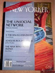 THE NEW YORKER / OCTOBER 2010 / VİNTAGE MAGAZİNE / İNGİLİZCE DERGİ (MALCOLM GLADWELL / YONİ BRENNER / ALEX ROSS / EVAN OSNOS / JEFFREY TOOBİN / SAM LİPSYTE / PAUL GOLDBERGER / DAVİD DENBY / NANCY FRANKLİN / HİLTON ALS / ANTHONY LANE / STEPHEN DUNN / EUNİCE ODİP / IVAN KREİLKAMP / ALLYSSA MCCABE / MORGAN T. SAMMONS / HARRY E. WİNTERS / BETH LOOMİS /MELİNDA GATES / REBECCA MEAD / JOAN ACOCELLA / H.W. ROSS / STEPHEN DUNN / RACHEL YOULD / EUNİCE ODİO /  )