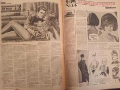 Pazar Haftalık Aktüalite Sinema Tiyatro Müzik ve Magazin Dergisi - 28 Şubat 1965 - Sayı:440 - Taş Bebek Gönül Yazar soyundu - Genç Kız Kalbi - Yenilmez Yumruk çizgi romanları - Aşk Korkusu Fotoromanı - Boncuk Çizgi Romanı - Doktor Kilder - Kırık Kalp Çizgi Romanları - Yıldırım Gürses, Altın Mikrofon'u alırken sevinç gözyaşları döktü - Cihat Günay - Çetin Yavuzdoğan - Nejat Toksay - Metin Yavuzdoğan - Avni Sürel - Muzaffer Gür - Berç Kürkçü - Mesut Aytunca - Erol Bilen - Koral Yılmaz - Etem Tark - Bekarlığa Veda - Ayhan Işık - Fatma Girik - Ajda Pekkan - Belgin Doruk - İzzet Günay - Osman Faruk Seden kimdir? - Meşhur yıldızları bana sorun - Leyla Sayar - Cehennemde Bir Melek - Nüveyre Gültekin - Hanımlarla Başbaşa - Zeynep Berk - Pratik Tavsiyeler - Saçlarınıza itina ediniz - Bu hayattaki yıldızınız - Agata İravy - Kalpten Kalbe - Leyla Soykut - Catherine Deneuve - Hasbi Tembeler çizgi romanı fotoğraf ve haberi - Tam Takım Dergi