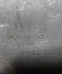 1944 U.S. A.M.G.CO. Damgalı Amerikan askeri matara