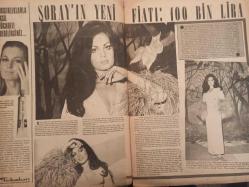 Pazar Haftalık Aktüalite Sinema Tiyatro Müzik ve Magazin Dergisi - 7 Kasım 1969 - Sayı:685 - Türkan Şoray - Ahmet Şahin çıkar yolu - Gülbin Eray - Aynur Akarsu - Türkan Şoray'ın yeni fiyatı: 100 bin lira - Reha Yurdakul - Nejat saydam - Lütfi Ö. Akad - Nuran Aksoy'un bir kızı oldu! - 100 bin liralık tazminatı - Ajda Pekkan'ın başı dertte... - Gönül Bayhan sonunda kürkçü dükkanına döndü - Erol Taş - Sürpriz Buna Derler - Yıldırım Gencer'i çabuk unuttu - Eren Triko fotoğraf ve haberi - Tam Takım Dergi