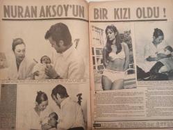 Pazar Haftalık Aktüalite Sinema Tiyatro Müzik ve Magazin Dergisi - 7 Kasım 1969 - Sayı:685 - Türkan Şoray - Ahmet Şahin çıkar yolu - Gülbin Eray - Aynur Akarsu - Türkan Şoray'ın yeni fiyatı: 100 bin lira - Reha Yurdakul - Nejat saydam - Lütfi Ö. Akad - Nuran Aksoy'un bir kızı oldu! - 100 bin liralık tazminatı - Ajda Pekkan'ın başı dertte... - Gönül Bayhan sonunda kürkçü dükkanına döndü - Erol Taş - Sürpriz Buna Derler - Yıldırım Gencer'i çabuk unuttu - Eren Triko fotoğraf ve haberi - Tam Takım Dergi