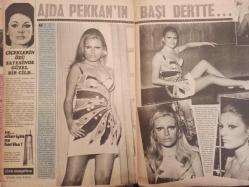 Pazar Haftalık Aktüalite Sinema Tiyatro Müzik ve Magazin Dergisi - 7 Kasım 1969 - Sayı:685 - Türkan Şoray - Ahmet Şahin çıkar yolu - Gülbin Eray - Aynur Akarsu - Türkan Şoray'ın yeni fiyatı: 100 bin lira - Reha Yurdakul - Nejat saydam - Lütfi Ö. Akad - Nuran Aksoy'un bir kızı oldu! - 100 bin liralık tazminatı - Ajda Pekkan'ın başı dertte... - Gönül Bayhan sonunda kürkçü dükkanına döndü - Erol Taş - Sürpriz Buna Derler - Yıldırım Gencer'i çabuk unuttu - Eren Triko fotoğraf ve haberi - Tam Takım Dergi