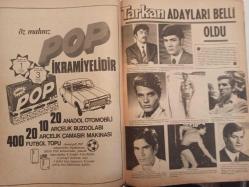 Pazar Haftalık Aktüalite Sinema Tiyatro Müzik ve Magazin Dergisi - 27 Haziran 1969 - Sayı:666 - Türkan Şoray - Bu sefer renklisi çekiliyor - Meltem Mete - Cüneyt Arkın - Behçet Nacar - Nebahat Çehre'yle sevişiyor diye Yeşilçam - Demir Karahan'a ateş püskürüyor - Sami Tunç - Uğur Güçlü - Yücel Uçanoğlu - Yılmaz Güney oysa Çirkin Kral Demir Karahan'ın elinden tutmuş, evinde onu misafir etmişti - Dönme Dolap Dönüyor - Semiramis Pekkan kürkçü dükkanına dönüverdi - Yeşilçam, Leyla Sayar'a dilediğini vermeyince - Kapalı Kutunun İçinde Bir Kadın - POP Deterjan Reklamı - Ümit Kader - Deniz Gürsoy - Turgut Karacaoğlu - Nejat Özbek - Tanju Okay - Dinç Türk - Oktay Boğazkesenli - Ünal Şahinoğlu - Dikkat! Yeşilçam'da uyuz salgını var - Ajda Pekkan - Erkan Özerman - Muammer Yeşil - Şerif Yüzbaşıoğlu - Erkan Özerman - Muammer Yeşil - Çiti Deterjan Reklamı fotoğraf ve haberi - Tam Takım Dergi