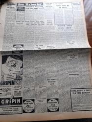 Vatan Gazetesi - 10 Ekim 1954 - Almanya Nereden Nereye Geldi Yazan Ahmet Emin Yalman Köşe Yazısı - Adnan Menderes Dün Yurda Döndü - Türk Alman Müşterek Resmi Tebliği - Irak Başvekili Nuri Sait Paşa Dün İstanbul'a Geldi - Ordu'nun Talim Ve İaşe Sistemi Değiştirilecek - Üstünde Kelimei Şehadet Yazılı  Palamut Balığı - Ahmet Sapasağlam Dindar Olduğu İçin Sakalı Şerifi Çalmış - Uçan Daireler Seyirlerine Devam Ediyor - Basın Suçlarının Affı İçin Tasarı Yapıldı - Bu Toprak Uyanacaktır Yazan Muzaffer Buyrukçu Yazı Dizisi - Şark Haberler Ajansı Kuruldu - Müslüman Kardeşler Takbih Edildi - Rüşvete Alışan İlk Osmanlı Padişahı 3. Murad Yazan Feridun Fazıl Tülbentçi Yazı Dizisi - Kleopatra Yazan Emil Ludwig Yazı Dizisi - Sinema Tenkidleri Yazan Oktay Akbal - Bette Davis Fotoğraf - Anthony Quinn Fotoğraf - Kader Feneri Yazan Jean Martet - Arı Unları - Nevrozin Ağrı Kesici - Ankara İstanbul İzmir Teknik Üniversite Radyosu Programı - Krem Pertev - Reo Kamyon - Olgunluktan Sınıfta Kalanlara Kolaylık