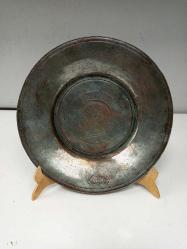 Antika 1800'ler Osmanlı  Ermeni Bakır Tabak