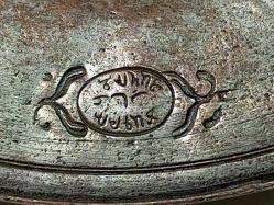 Antika 1800'ler Osmanlı  Ermeni Bakır Tabak