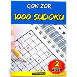Çok Zor Sudoku Kitap Seti (1000 Sudoku – 2 Kitap)