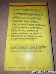 DOROTHY L. SAYERS / PER MORTE INNATURALE (SİNCOPE) / I CLASSİCİ DEL GİALLO MONDADORİ / ARNALDO MONDADORİ EDİTORE / İTALYANCA KİTAP , ROMAN (DOĞAL OLMAYAN ÖLÜM İÇİN)