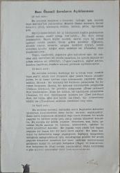 1945 Genel Nüfus Sayımı Soru Kağıdı