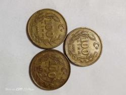 TÜRKİYE CUMHURİYETİ 100 LİRA 1989  ÇÇT