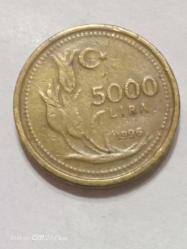 TÜRKİYE CUMHURİYETİ 5000 LİRA 1996  ÇT