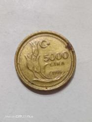TÜRKİYE CUMHURİYETİ 5000 LİRA 1996  ÇÇT