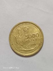 TÜRKİYE CUMHURİYETİ 5000 LİRA 1998  ÇÇT