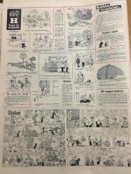 HÜRRİYET GAZETESİ 13 HAZİRAN 1965 YIL :18 SAYI :6148--Samsun da Demirel ve Bilgiç Hizipleri Birbirini Suçladı ---Mezarda çıkardıkları cesedin kafasını kesip  yağmur duasına çıktılar ----Zararlı faaliyetleri inceleyen  bakanlar milli emniyetten  bilgi istedi ---Cinnet getiren Yunan askeri Türk olan 3 kişiyi öldürdü ---Bir masada iki müdür ---Öz annelerini bulmak için yola  düştüler ----Yaz seminerine beş bin ilkokul  öğretmeni katılıyor ---Bulgar Başvekili İstifaya Zorlanıyor ---Altın yumurtlayan tavuk 11 yaşına girdi ---Deniz banyosu için en faydalı olan saatler 10-12 arasıdır ---Fenerbahçe -Beşiktaş ---Fenerbahçe Stadı nın yeniden inşası için çalışma devam ediyor ---Galatasaray  berabere  : 1-1---Başpehlivanlık çekişmeli geçecek ---Yunanistan 3. Ordusunda Sabotaj Olayı ---Çin Basını dün MAO nun yeni bir resmini yayınladı ---