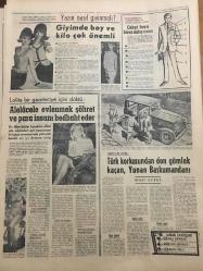 HÜRRİYET GAZETESİ 13 HAZİRAN 1965 YIL :18 SAYI :6148--Samsun da Demirel ve Bilgiç Hizipleri Birbirini Suçladı ---Mezarda çıkardıkları cesedin kafasını kesip  yağmur duasına çıktılar ----Zararlı faaliyetleri inceleyen  bakanlar milli emniyetten  bilgi istedi ---Cinnet getiren Yunan askeri Türk olan 3 kişiyi öldürdü ---Bir masada iki müdür ---Öz annelerini bulmak için yola  düştüler ----Yaz seminerine beş bin ilkokul  öğretmeni katılıyor ---Bulgar Başvekili İstifaya Zorlanıyor ---Altın yumurtlayan tavuk 11 yaşına girdi ---Deniz banyosu için en faydalı olan saatler 10-12 arasıdır ---Fenerbahçe -Beşiktaş ---Fenerbahçe Stadı nın yeniden inşası için çalışma devam ediyor ---Galatasaray  berabere  : 1-1---Başpehlivanlık çekişmeli geçecek ---Yunanistan 3. Ordusunda Sabotaj Olayı ---Çin Basını dün MAO nun yeni bir resmini yayınladı ---