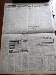 Vatan Gazetesi - 3 Nisan 1957 - Anadolu Ajansı Diyor Ki Makarios Teşhişçi Ve Sergerdedir -  Bir Elinde Haç Diğer Elinde Masum Halkı Katliam İçin Silah Bulunan Makarios - Meclise Cezayir İçin Bir Sual Takriri Verildi - Yunanlılar Para İle Köylerine Yazı Yazdırıyor - Ankara'ya Gelen Fazıl Küçük Adnan Menderes İle Görüşecek - Batı Almanya Başvekili Adenauer İle Adnan Menderes Dünya Olaylarını Görüştüler - Eşini Zifaf Odasında Öldüren Zülkif Kara Dün Tevkif Edildi - İran Başvekili Hüseyin Ala İstifa Etti - Maarif Müdürlüğü Dün Öğretmenlerle Dolup Taştı - Çanakkale Türk'ün Kahramanlık Destanı Yazan Alan Moorehead Yazı Dizisi - Ahmet Mithat Efendi'nin Bir Romanı Musullu Süleyman Sadeleştiren Behçet Necatigil Yazı Dizisi - Yeni Bir Adım Tiyatro Enstitüsü Yazan Ahmet Kutsi Tecer - Ramazan Köşesi - 1001 Gece Masalları Hazırlayan Suat Taşer Yazı Dizisi - Kan Deryası Macar İhtilalinin Destanı Yazan Szakaly Ferenc Yazı Dizisi - Galatasaray Beyoğluspor Maçı - Fenerbahçe Vefa Maçı