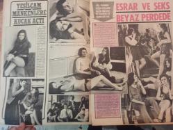 Pazar Haftalık Aktüalite Sinema Tiyatro Müzik ve Magazin Dergisi - 3 Mart 1972 - Sayı:806 - Mine Mutlu - Feri Cansel - Yine Kıbrıs'a gidiyor - Fatma Girik ve Cüneyt Arkın mağarada seviştiler - Fikret Hakan - Merih Deniz - Salih Güney - Esrar ve Seks Beyaz Perdede - Kaçak kız şantöz Başak uslandı - Yeşilçam'da yeni bir vamp - Nazan Adalı işe soyunarak başladı - Ceyda Karahan skandal yıldızı oldu - Oktar Durukan - Bilal İnci - Mine Mutlu bir Avrupa gezisine daha çıkıyor - Eva Bender vamp oyuncuları geride bıraktı - Şöhretler Kurtların Döktüler - Sadri Alışık - Çolpan İlhan - Sevda Ferdağ - Tunç Oral - Ümit Utku - Müşerref Tezcan - Selma Güneri - Müşerref Tezcan - Tarık Akan - İzzet Günay - Tunç Oral - Tursil deterjan reklamı - Bir çırpıda Kartal Tibet - Aynur Aydan foto modellikte şansını deniyor - Deniz Erkanat hem manken hem de artist - Hülya Koçyiğit'e benzetiyorlar - Kubilay Hakan - Nur Ay fotoğraf ve haberi - Tam Takım Dergi