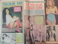 Pazar Haftalık Aktüalite Sinema Tiyatro Müzik ve Magazin Dergisi - 3 Mart 1972 - Sayı:806 - Mine Mutlu - Feri Cansel - Yine Kıbrıs'a gidiyor - Fatma Girik ve Cüneyt Arkın mağarada seviştiler - Fikret Hakan - Merih Deniz - Salih Güney - Esrar ve Seks Beyaz Perdede - Kaçak kız şantöz Başak uslandı - Yeşilçam'da yeni bir vamp - Nazan Adalı işe soyunarak başladı - Ceyda Karahan skandal yıldızı oldu - Oktar Durukan - Bilal İnci - Mine Mutlu bir Avrupa gezisine daha çıkıyor - Eva Bender vamp oyuncuları geride bıraktı - Şöhretler Kurtların Döktüler - Sadri Alışık - Çolpan İlhan - Sevda Ferdağ - Tunç Oral - Ümit Utku - Müşerref Tezcan - Selma Güneri - Müşerref Tezcan - Tarık Akan - İzzet Günay - Tunç Oral - Tursil deterjan reklamı - Bir çırpıda Kartal Tibet - Aynur Aydan foto modellikte şansını deniyor - Deniz Erkanat hem manken hem de artist - Hülya Koçyiğit'e benzetiyorlar - Kubilay Hakan - Nur Ay fotoğraf ve haberi - Tam Takım Dergi