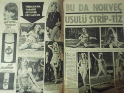 Pazar Haftalık Aktüalite Sinema Tiyatro Müzik ve Magazin Dergisi - 12 Kasım 1971 - Sayı:790 - Esen Püsküllü - Gamze Öz - Devlet Devrim'in çoktandır sesi çıkmıyordu - Metin Ersoy - Yeşilçam'da yabancı artistler cirit atıyor - Christine PEtersen - Fikret Uçak - Bu da Yerli Malı Brigitte Bardot - Beyaz Başar - Demir Karahan - Estella Blain - Gülay alp - Her yerde seks var - Gamze Öz - Soyunan Soyunana - Özcan Tekgül - Yeşim yükselen - Semra Yıldız - Ayhan Işık - Danyal Topatan - Ayhan Işık - Fatma Girik - Belgin Doruk - Tursil Deterjan Reklamı - Hamamdan sonra çıplak göle girdi - Mine Mutlu Vamp Yıldızlara Taş Çıkartıyor - Sevgi Can - Bilal İnci - Süleyman Turan - Eşref Kolçak - Sinemaya Soyunarak Döndü - Özcan Tekgül hala ''Yirmi Yaş Aşkı'' yaşıyor - Özcan Tekgül - Yeşilçam'da muz mevsimi - Enver Özen - Nebahat Çehre - Aynur Akarsu fotoğraf ve haberi - Tam Takım Dergi