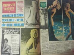 Pazar Haftalık Aktüalite Sinema Tiyatro Müzik ve Magazin Dergisi - 1974 Yılı - Sayı:959 - Oya Peri - Karin Runnes - Türkan Şoray, ilk plağında alaturka şarkı söyleyecek - Yeşim Yükselen - Muhteşem Marilyn Monroe - Serdar Gökhan, Tülin Örsek nikahı çıplak fotoğraflar yüzünden suya düştü - Ünlüler Albümü: Fatma Belgen - Tamer Yiğit - Fatma Belgen - Çetin İNanç - Seyyal Taner - Mehmet Dinler - Ülkü Erakalın - Muhterem Nur - Kenan Pars - Eşref Kolçak - Tarık Akan - Mehmet dinler - Ateş Böcekleri Ercan - Yusuf Sezgin-  Fatma belgen - Yıldız Kenter - Aytaç Arman - Hülya Şengül - Temel Gürsu - İsmet Saydam - Tufan Giray - Lale Kenter - Yıldız Kenter - Sertan Acar Tülin Örsek - Serdar Gökhan - Nur Ay'ın evliliği kısa sürdü - Türkan Şoray - Orhan Gencebay - Seyyal Taner - Arzu Okay - Tarık Akan - Senar Seven - Öztürk Serengil - Suna Pekuysal - İzzet Aldemir - Mine Sun - Sadri Alışık - Zeyno Çilem - Aykut bora - Sadri Alışık - Kemal Sunal - Meral Zeren - Aytekin Akkaya - Tam Takım Dergi