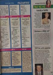 HÜRRİYET GAZETESİ-TELESKOP DERGİSİ-TELEVİZYON EK-13 OCAK-19 OCAK-1996-ÖZLEM ESMERGÜL-KAPAK-FOTOĞRAF-RÖPORTAJ-HALUK BİLGİNER-ZUHAL OLCAY-HAFTANIN FİLMİ-BAYILIRIM BELAYA-NE AİLE AMA-ONLARI KONUŞTUK-TELEFONDA 5 DAKIKA-BİR ŞARKISIN SEN-HAKAN ŞÜKÜR-ESRA-TARKAN-ELİF-TANSU ÇİLLER-MESUT YIMAZ-EDİNA-PATSY-LEZBİYEN-LİSA MARİE-MİCHAEL JACKSON-HUGH GRANT-DİVİNE-PAMELA ANDERSON-TOMMY LEE-ANTONİO BANDERAS-MELANİE GRİFFİTH-ÖMER ÖNDER-ERKAN TAN-MUSTAFA KESER-EMEL SAYIN-BEN KİNGSLEY-ŞRHİR TİYATROLARI-SUAT SUNGUR-ANTALYA FATİHİ-GÜLER KAZMACI-BURÇİN ORHON-SÜHEYL UYGUR-REYHAN KARAÇAM-BEYHAN ÖZER-İKİZ KALPLER-YALÇIN MENTEŞ-BÜLENT ORTAÇGİL-İSTANBUL FM-YAŞAM RADYO-ARZU OKAY-PEMBE DİZİLER-VAHŞİ KALPLER-CESRU VE GÜZEL-YALAN RÜZGARI