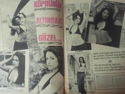 Pazar Haftalık Aktüalite Sinema Tiyatro Müzik ve Magazin Dergisi - 18 Mayıs 1973 - Sayı:869 - Feri Cansel - Melek görgün - Meral Zeren - Sezer Başak'ın bahar başına vurdu - Nil başak - Leyla Sayar nişanlanı verdi - Crazy Horse Balesi Türkiye'de - Yeşilçam'ın aşk albümü - Ajda Pekkan - Tanju Gürsu - Ekrem Bora - Kuzey Vargın - Ayhan Işık - İzzet Günay - Şantöz Aylin Hıdrellez'de - Belgin Doruk: ''Sahne için herşey tamam'' - Selahattin Erköse - Özdemir Birsel - Sadri Alışık'ın başını kaşıyacak vakti yok - Hülya Tuğlu'nun balık safası - Muhterem Nur - Yeşilçam'da yeri doldurulmayan hala tek yıldız: Muhterem Nur - Anuşka - İlknur Taçbaş - Pelin Ceylan - Sevinç Pekin - Ufuk Enünlü - Nevin Pere - Leyla Sayar - Yılmaz Köksal fotoğraf ve haberi - Tam Takım Dergi