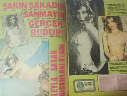 Pazar Haftalık Aktüalite Sinema Tiyatro Müzik ve Magazin Dergisi - 18 Mayıs 1973 - Sayı:869 - Feri Cansel - Melek görgün - Meral Zeren - Sezer Başak'ın bahar başına vurdu - Nil başak - Leyla Sayar nişanlanı verdi - Crazy Horse Balesi Türkiye'de - Yeşilçam'ın aşk albümü - Ajda Pekkan - Tanju Gürsu - Ekrem Bora - Kuzey Vargın - Ayhan Işık - İzzet Günay - Şantöz Aylin Hıdrellez'de - Belgin Doruk: ''Sahne için herşey tamam'' - Selahattin Erköse - Özdemir Birsel - Sadri Alışık'ın başını kaşıyacak vakti yok - Hülya Tuğlu'nun balık safası - Muhterem Nur - Yeşilçam'da yeri doldurulmayan hala tek yıldız: Muhterem Nur - Anuşka - İlknur Taçbaş - Pelin Ceylan - Sevinç Pekin - Ufuk Enünlü - Nevin Pere - Leyla Sayar - Yılmaz Köksal fotoğraf ve haberi - Tam Takım Dergi