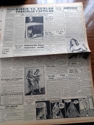 Vatan Gazetesi - 26 Mart 1957 - İstanbul İşçi Sendikalar Birliği Çalışma Vekili Mümtaz Tarhan Cevap Veriyor - Türk Ocakları - Çaylak Fırtınası Şiddetini Arttırdı - İngiltere'de Grevler Devam Ediyor - Dansöz Nana Tevkif Edildi - Baruthane Sitesi Hazırlığı Bitiyor - Cezayir'de 48 Saatte 300 Milliyetçi Öldürüldü - Kadın Kısırlığı Mevzuundaki Seminer Açıldı - Kabataş Lisesi Ve Ömer Seyfettin Yazan Tahir Alangu - Ahmet Mithat Efendi'nin Bir Romanı Musullu Süleyman Sadeleştiren Behçet Necatigil Yazı Dizisi - Çanakkale Türk'ün Kahramanlık Destanı - Kıbrıs'ta Rumlar Taşkınlık Yaptılar - Ankara'da Gima Mağazası Açıldı - Hoş Memo Karikatür - Balıkpazarında Dükkanları Yıkılanlara Yer Gösterildi - Aramızdan Ayrılanlar Büyük Bir İdealist Selim Sırrı Tarcan - Kan Deryası Macar İhtilalinin Destanı Yazan Alan Moorehead Yazı Dizisi - B Milli Takım Kadrosu Lağvedildi - Bulgar Şampiyonu C.D.N.A. İlk Maçını Beykoz'la Oynuyor - Gazeteci Cef Cob Çizen Peter Hoffman - Stiv Roper Çizen Saundes Ve Waggon